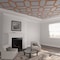 Ekena Millwork 66 56W x 66 56H x 38T Large Cameron Decorative Fretwork Wood Ceiling Panels, Cherry CELW67X67X0375CAMCH - alternate 1